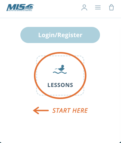 Step 1 - Click Lessons