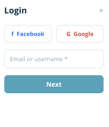 Step 3 - Log in or create an account